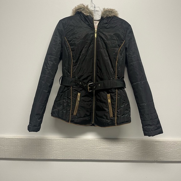 Guess Jackets & Blazers - Guess Belted Coat M